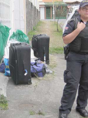 expat's luggage