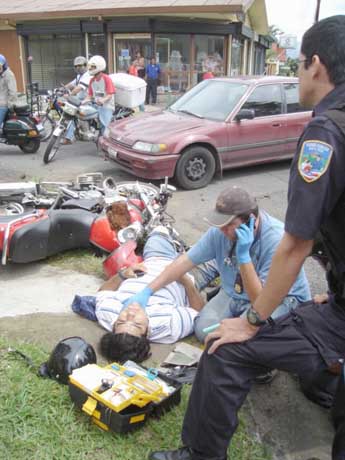 motocycle accident