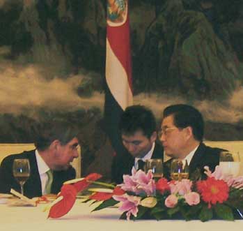arias and chinese leader