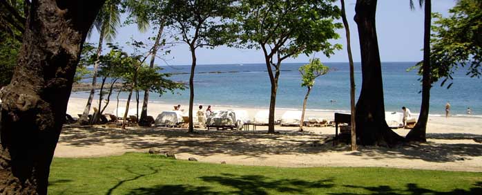 beach scene at Four seasons