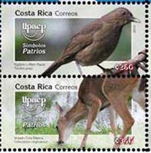 bird on stamp