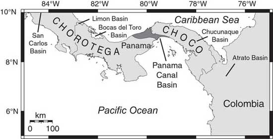 Central American map