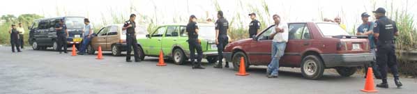 police checkpoint