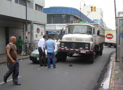 Accident downtown
