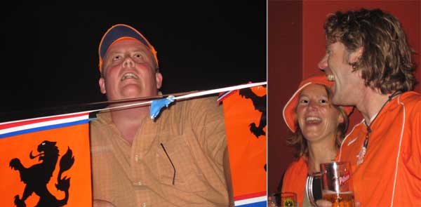 celebrating Dutch people