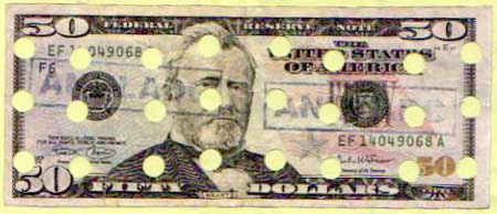 U.S. fifty dollar bill