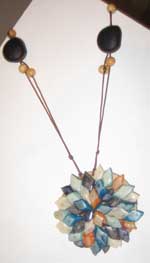 fish scale pendant