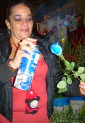 flower spraying