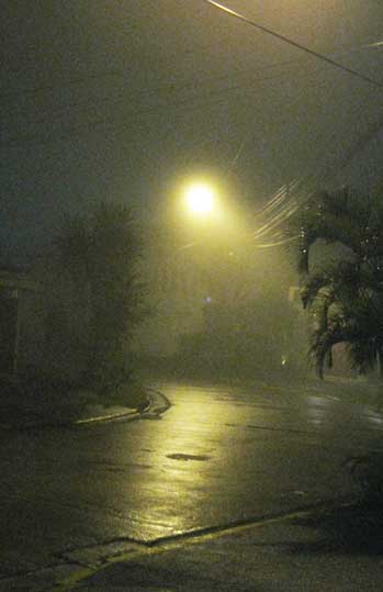 foggy night