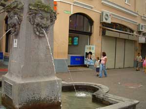 downtown fountains