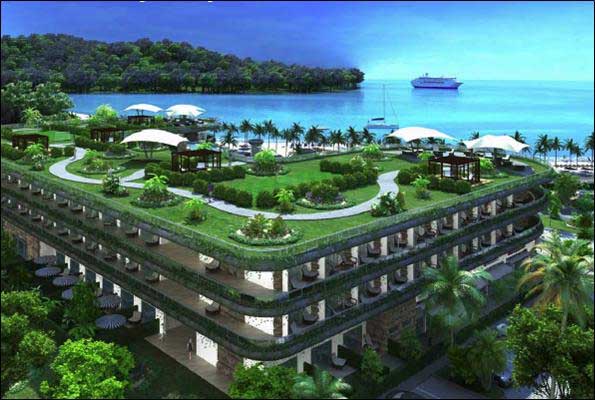 Green roof at Manuel Antonio