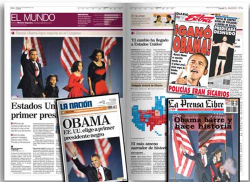 locals papers on Obama