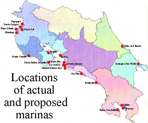 map of marinas