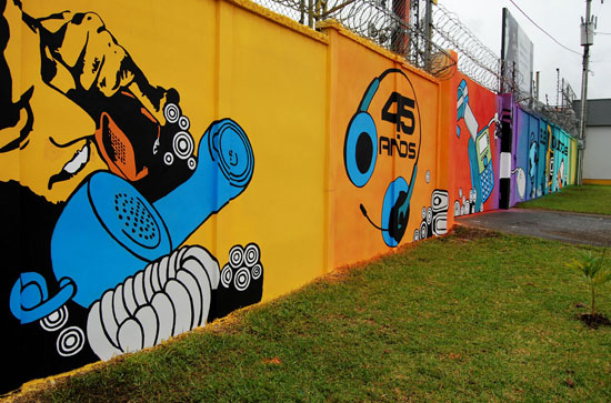 murals at cellular locations