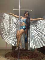 Pole dancing demo