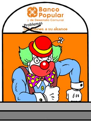 Banco Popular teller