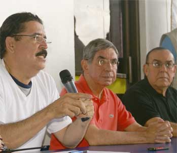 Zelaya and the Arias brothers