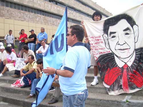 mine protesters