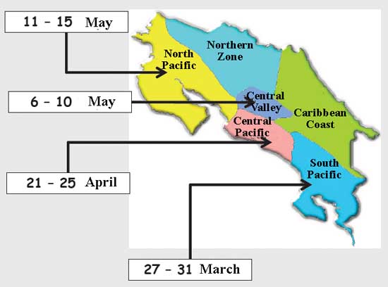 rainfall map