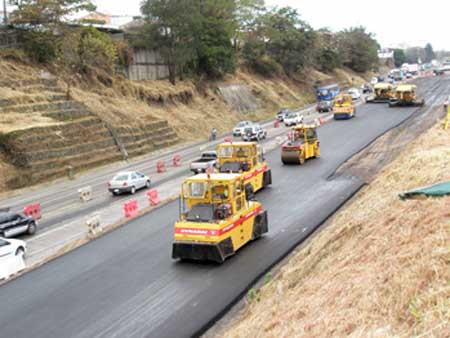 repaving highway