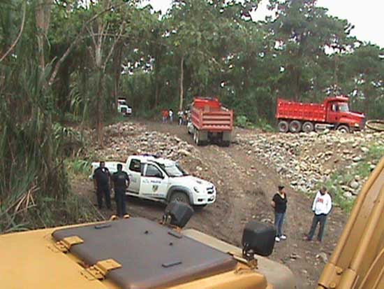 Illgal quarry