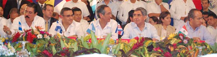presidents meeting in Managua