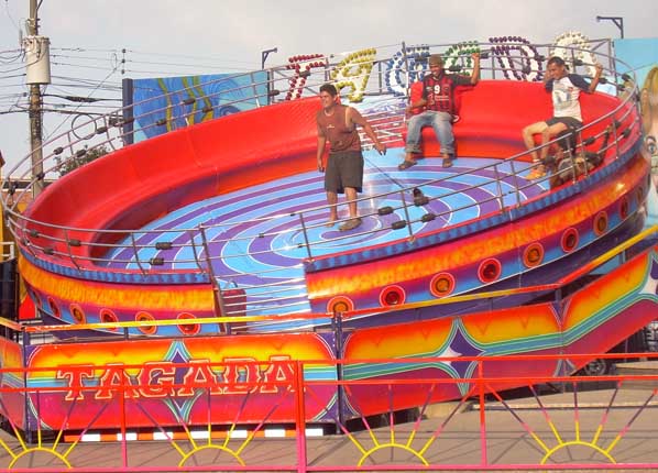 testing the carnival ride