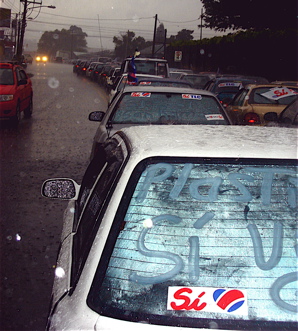traffic demonstration