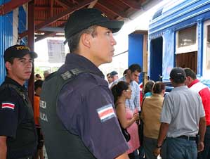 police and trains