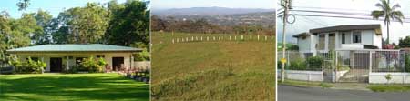 three properties for sale