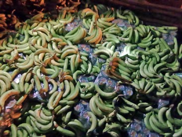 Trucker needed more bananas to cover a load of canned tuna