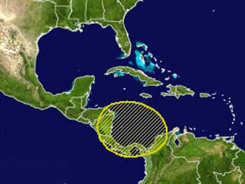 U.S.  weather graphic