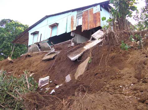 dangling house