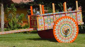 Typical Costa Rican oxcart